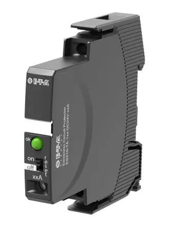 Produktfoto 1 von ETA ESX10-T ESX10 Elektronischer Schutzschalter 24V 1, 8A DIN-Hutschiene L. 80 mm x 12.5mm