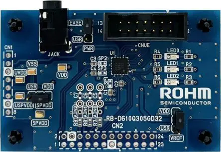 ROHM MCU Evaluierungsplatine, Referenztafel Evaluierungsplatine