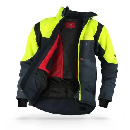 Flexitog X29J Unisex Kälteresistent Jacke Polyester Gelb, Marine, Größe 2XL