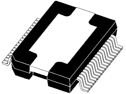 Produktfoto 1 von STMicroelectronics MOSFET MOSFET 0.7 A 1 36-Pin PowerSO 45V 75 μs