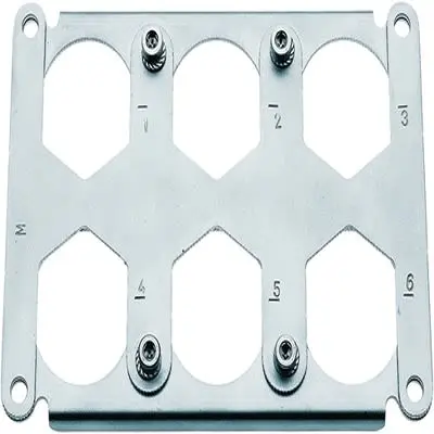 Produktfoto 1 von HARTING Han HPR Rahmen, Stecker, M5, 133 x 89 x 89 mm
