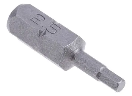 Produktfoto 1 von RS PRO 1/4 in 2.5 mm Sechskant Schraubbit-Satz, aus CrMo-Stahl, 50-teilig, 25mm