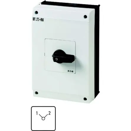 Produktfoto 1 von Eaton Moeller Nockenschalter 63 A, 2-Stufen Kurzer Daumengriff Schraube, 90 °-Wurfwinkel