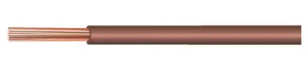Produktfoto 1 von Kabeltronik 7010 Schaltdraht 0.5 mm², 30 AWG 100 m Braun Ø 0.9 mm 1 Litzen Polyvinylchlorid