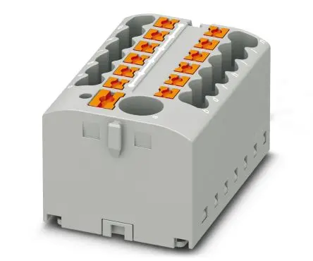 Produktfoto 1 von Phoenix Contact PTFIX Verteilerblock 41A Grau 13-polig