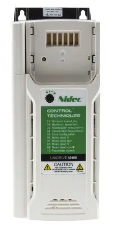 Produktfoto 1 von Control Techniques M400 3-Phasen Frequenzumrichter 1.5 kW 240V ac 7.5 A 550Hz