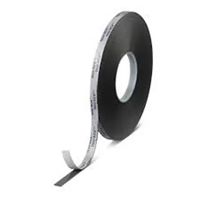 Produktfoto 1 von Tesa 07074-00009-22 7074 Acrylschaum Schaumstoff Klebeband, Doppeltes Ende, Schwarz, Stärke 1 mm, 32 N/cm