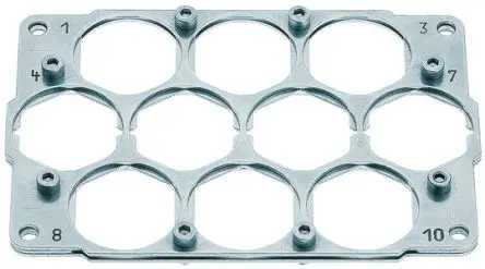 Produktfoto 1 von HARTING Han HPR Rahmen, Stecker, M5, 138 x 93.2 x 43.5 mm