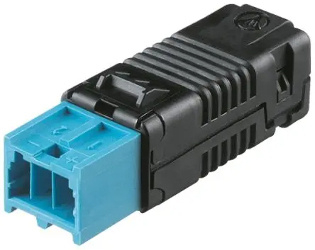 Produktfoto 1 von Wieland BST14i Beleuchtungssteckverbinder, Kabel Buchse/Stecker, Anschluss, Klemme 3A, Kontakte: 2 IP20, Blau, 0.25mm²,