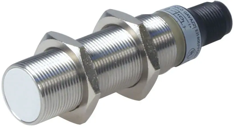 Produktfoto 1 von Carlo Gavazzi EI18 M18 Näherungssensor Induktiv, Gewinderohr 5 mm NPN 10 → 40 V dc / 200 mA NO, IP67