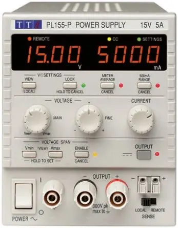 Produktfoto 1 von Aim-TTi PL155-P Digital Labornetzgerät 75W, 0 → 15V / 0 → 5A, ISO-kalibriert