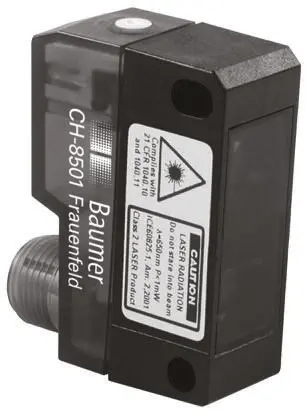 Produktfoto 1 von Baumer OPDK Kubisch Optischer Sensor, Reflektierend, PnP Ausgang, Schraube