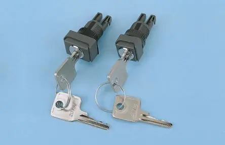 Produktfoto 1 von APEM A01 Schlüsselschalterkopf 16 mm 2 Positionen Anzeige IP65