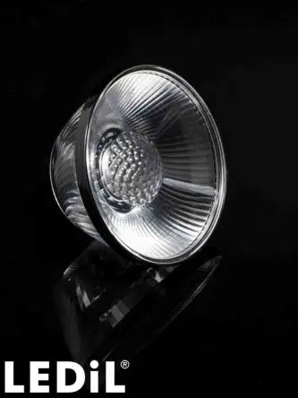 Produktfoto 1 von Ledil SAKURA-70 LED Linse 1-LEDs Rund aus Silikon Punkt, Klar 25 °, Ø 69 mm x 33.3 mm
