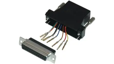 Produktfoto 1 von Encitech Connectors 2112 D-Sub-Gehäuse Gerade, 9-polig, Schwarz, aus Stahl
