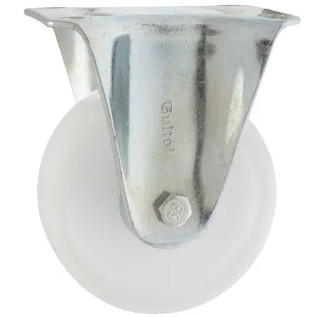 Produktfoto 1 von Guitel Hervieu Feststehend Rolle, Rad ø 125 mm, 250 kg, Ges H. 155 mm, Rad B. 40 mm, Polypropylen