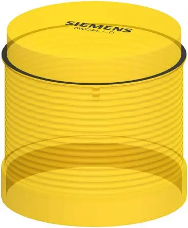 Produktfoto 1 von Siemens SIRIUS LED Blitzlichtelement Dauerbetrieb-Licht 24V ac/dc Gelb Wechselstrom/Gleichstrom IP65, 70 mm x 65.5 mm