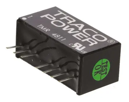 TRACOPOWER TMR 2 DC/DC Konverter, 5V dc OUT 400 mA Durchsteckmontage 75V dc 1.6 kV dc 2 W -40 °C 85 °C