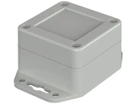 Produktfoto 1 von Bopla Euromas X; Gehäuse; Polycarbonat; Hellgrau Geflanscht; IK07 IP66, IP68 Breite 60 mm Höhe 40.1 mm Länge 60 mm