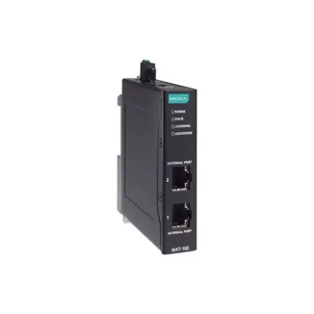 Produktfoto 1 von MOXA NAT-102 NAT-102 Abnehmbarer Anschlussblock Router