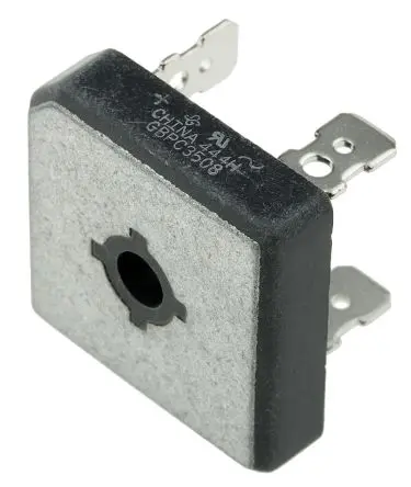 Produktfoto 1 von Vishay Brückengleichrichter 800 V 400 A Schraubanschlussklemme 1.1 V GBPC Einfach 4-Pin 5 μA