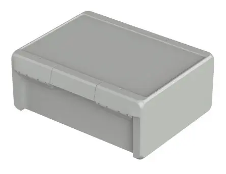 Produktfoto 1 von Bopla Bocube; Universalgehäuse; ABS; Hellgrau, Grau Geflanscht IP68, IP66 Breite 300 mm Höhe 120 mm Länge 239 mm
