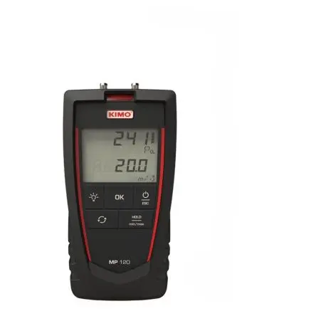 Produktfoto 1 von KIMO Differenzial Druckmessgerät 2 0.5 %, -1000 Pa → 1000 Pa, ISO-kalibriert