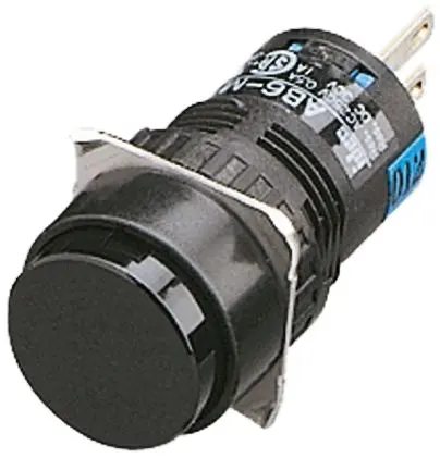 Produktfoto 1 von Idec AB Druckschalter Tastend Panel Ø 16.2 mm, 2-poliger Umschalter / 1A 250 V ac, IP65