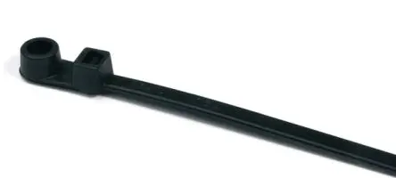 Produktfoto 1 von HellermannTyton T120MR Nylon 6.6 Kabelbinder Lösbar Schwarz 7.6mm x 395 mm