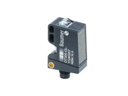 Baumer OT300.SL Rechteckig Optischer Sensor, Hell, NPN Ausgang