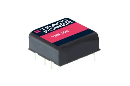TRACOPOWER THN 15N DC/DC Konverter, 5V dc OUT 3 A Durchsteckmontage 36V dc 1.6 kV dc 15 W -40 °C 70 °C
