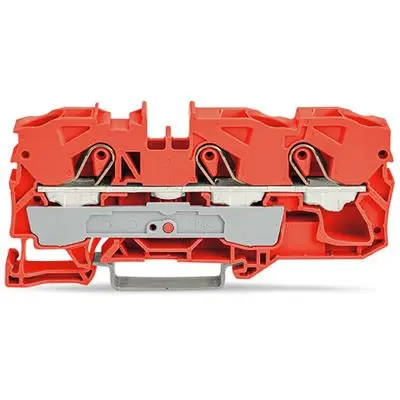 Produktfoto 1 von WAGO TOPJOB S Anschlussklemmenblock DIN-Schiene 1 Orange, 10mm², 600V Einsteck-Anschluss IECEx/ATEX/CSA