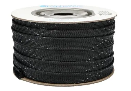Produktfoto 1 von Alpha Wire FIT Wire Management Kabelbinder Schwarz Polyethylenterephthalat für Kabel-Ø 15.8 mm, Kabel ø 25.4 mm, Länge
