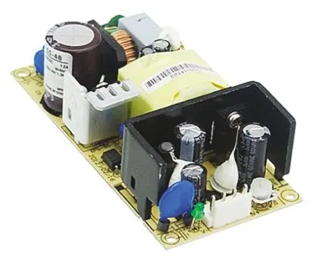 Produktfoto 1 von MEAN WELL EPS-65 Schaltnetzteil 1-Ausg. 24V dc 65 W, Chassis 370 V dc, 264V ac 2.71A