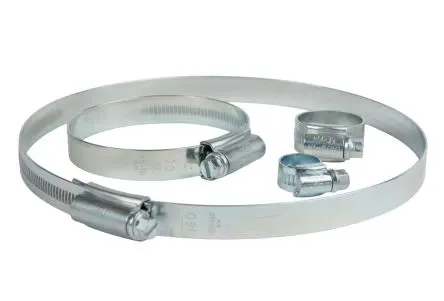 Produktfoto 1 von HI-GRIP Edelstahl Schlauchschelle Schnappschlauchschelle, mit Schlitzsechskantschraube 360 mm