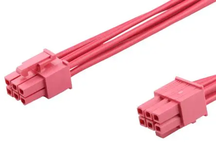Produktfoto 1 von Molex 6 226196 Kabel-Platine-Kabelkomponente Mini-Fit, Versa 6 / Crimp-Anschlussklemme Buchse / Buchse, 600 mm
