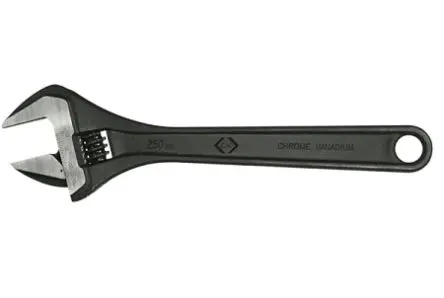 Produktfoto 1 von CK Rollgabelschlüssel Rollgabelschlüssel, Einstellbar Griff, Backenweite 29 mm, / Länge 200 mm