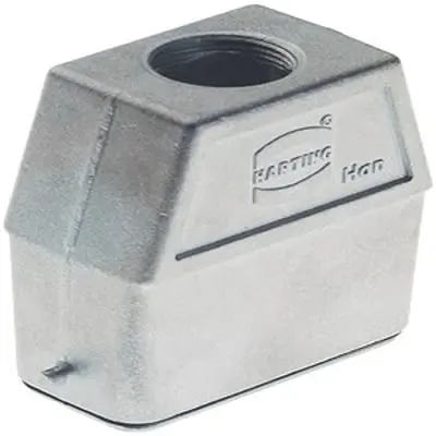 Produktfoto 1 von HARTING Han EMC Haube Einhebel 1, Kabel 10A Haube, IP65