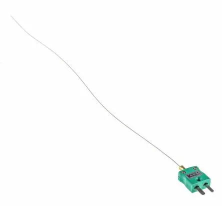Produktfoto 1 von RS PRO Edelstahl Mineralisoliertes Thermoelement Typ K, Ø 0.5 mm x 250 mm -40 °C → 750 °C, DKD/DAkkS-kalibriert
