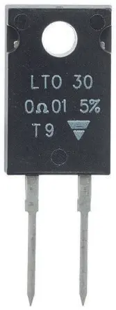 Produktfoto 1 von Vishay LTO30 Dickschicht Widerstand, Radial 2.2 Ω 5 % / 30 W