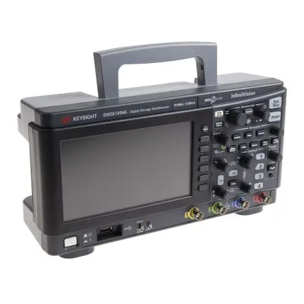 Produktfoto 1 von Keysight InfiniiVision 1000 X DSOX1204A Speicher Tisch Oszilloskop 4-Kanal Analog 70MHz UART