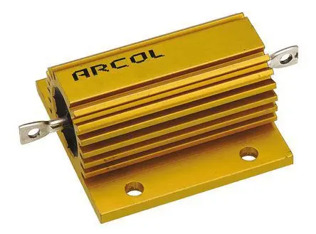 Arcol HS75 Gewickelt Widerstand zur Chassismontage 470 Ω ±5 % / 75 W, Aluminium Axial → 200 °C