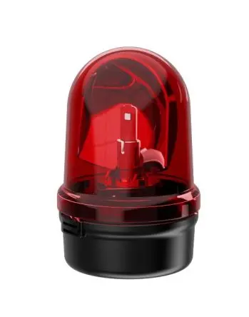 Produktfoto 1 von Werma 885 LED Signalleuchte Rot 24V Basis, Ø 98 mm x 151 mm