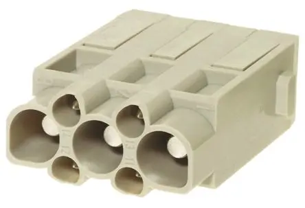 Produktfoto 1 von HARTING 0914 Modul für robusten Stromversorgungsstecker Stecker, 3-polig 40A, Kabel, Steckverbindermodul