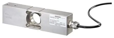 Siemens Siwarex WL 260 Quetschanschluss Kraftmessdose aus Edelstahl, 4-Draht