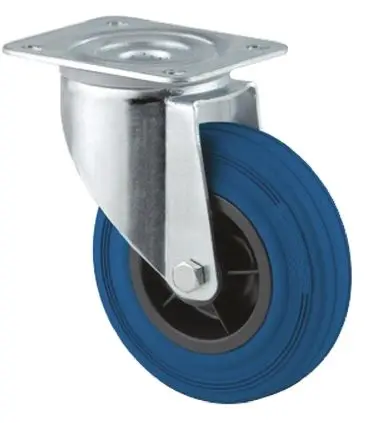 Produktfoto 1 von Tente Drehbar Rolle, Rad ø 80 mm, 70 kg, Ges H. 108 mm, Rad B. 35 mm, Polyamid
