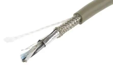 Produktfoto 1 von Alpha Wire Pro-Tekt Datenkabel, 1-paarig 0.23 mm² 100 m Ø 4.65 mm Polyvinylchlorid isoliert Grau