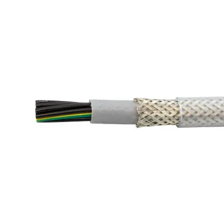 Produktfoto 1 von Alpha Wire CY Steuerkabel, 4-adrig 1mm² 17 AWG, 50 m Grau Geschirmt, Polyvinylchlorid