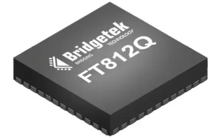 Produktfoto 1 von Bridgetek Grafik-Controller 60 MHz 800 x 600 pixels Oberfläche SPI/QSPI 56-Pin VQFN