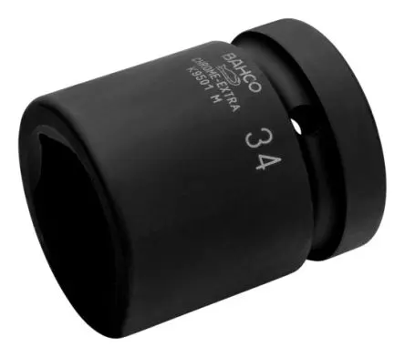 Bahco 1 in, 80 mm Sechskant Schlag-Steckschlüssel lang, 100 mm